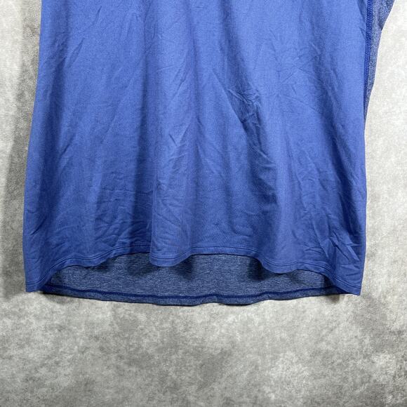 The North Face Flashdry Tank‎ Top Womens Large Blue Racerback V-Neck Athletic - Picture 3 of 9